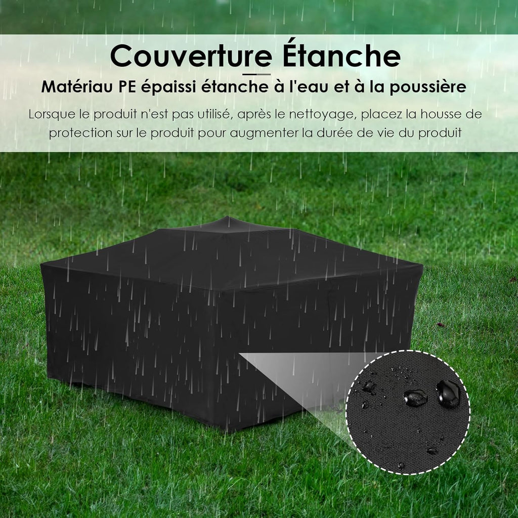 LIFERUN 81 cm barbecue foyer extérieur jardin foyer barbecue chauffage de terrasse avec grill