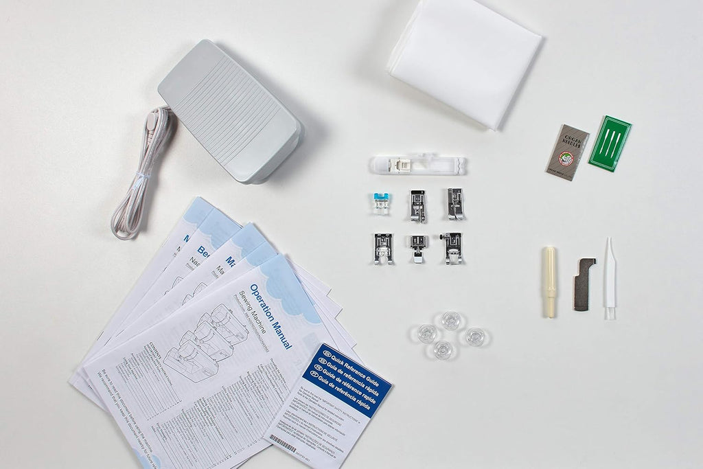 Brother CX70PES (nieuw model) - Elektronische naaimachine met 70 steken + tafel en tas inbegrepen, wit 