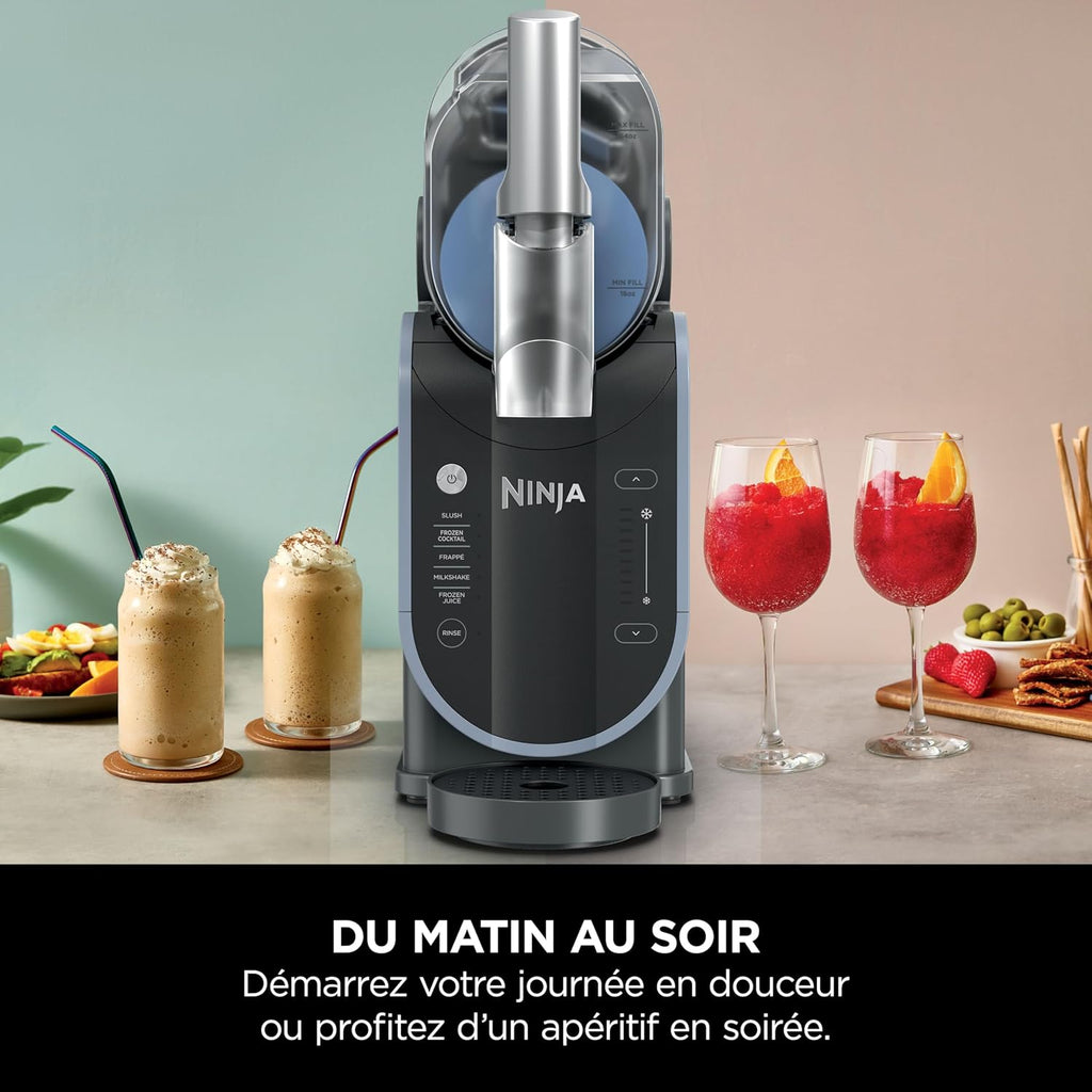 Machine à boissons glacées pour smoothies, cocktails, frappuccinos, milkshakes et jus glacés Aucune glace ni préparation requise Capacité de 1,9 litre