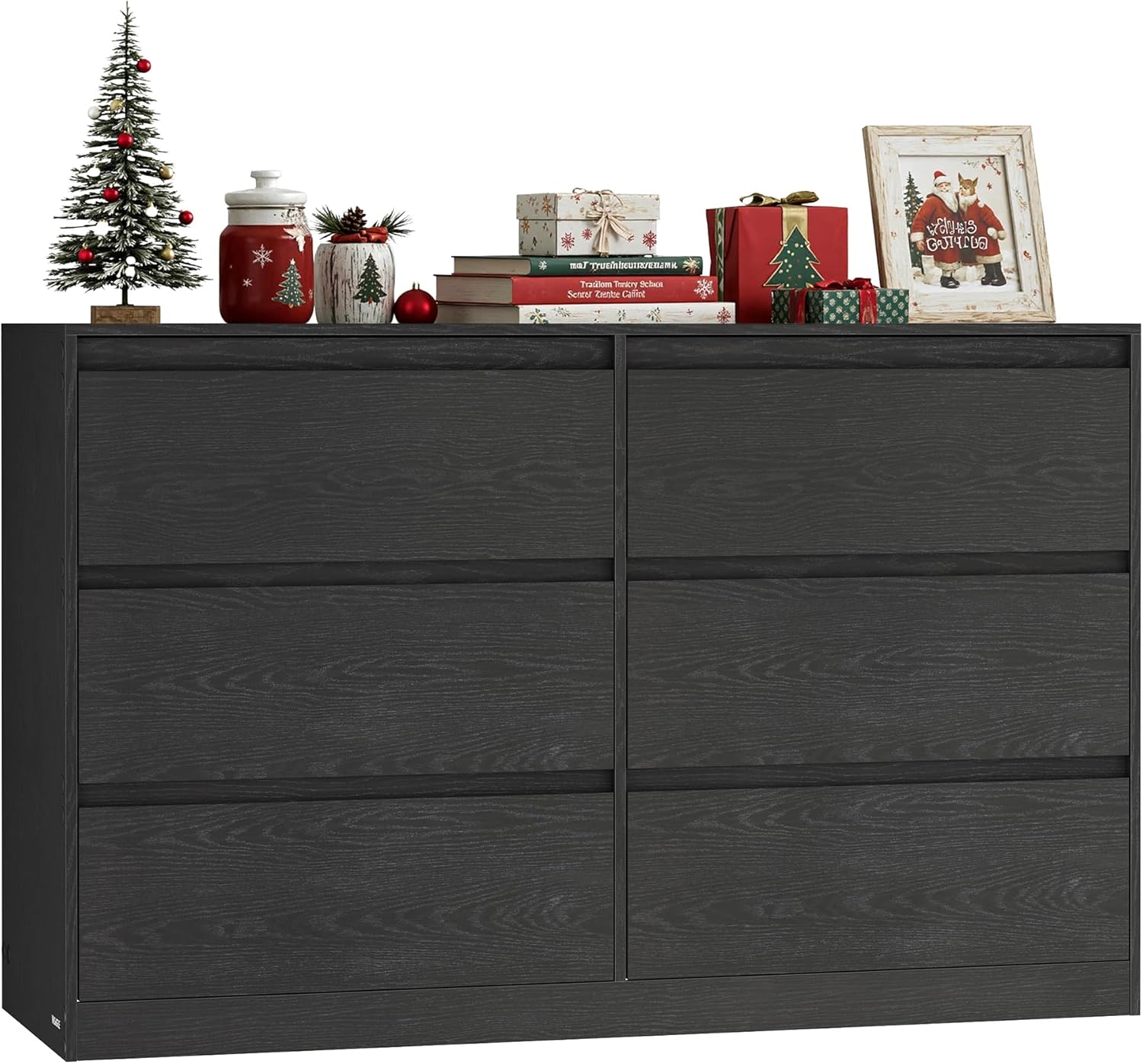 VASAGLE Kailyn Collection - Commode de Chambre à Coucher Armoire de Rangement 6 Tiroirs