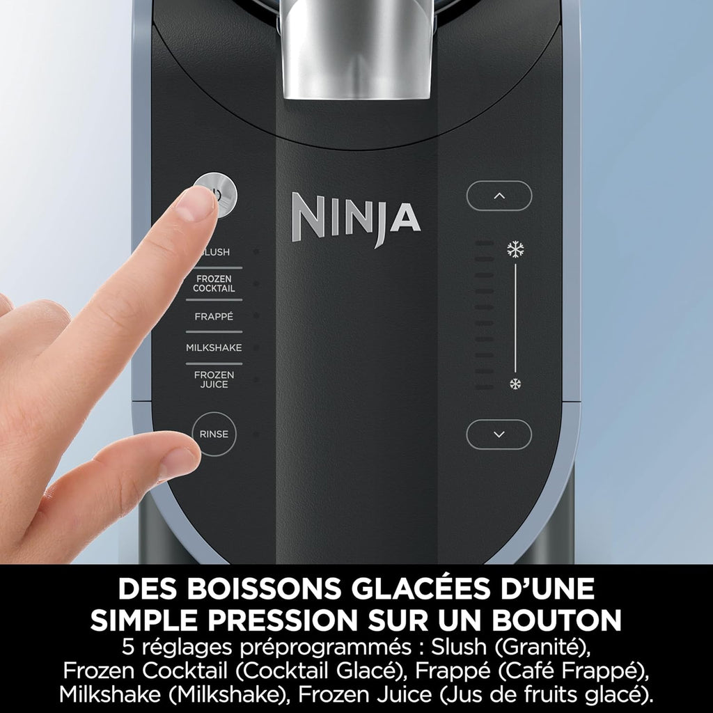 Machine à boissons glacées pour smoothies, cocktails, frappuccinos, milkshakes et jus glacés Aucune glace ni préparation requise Capacité de 1,9 litre