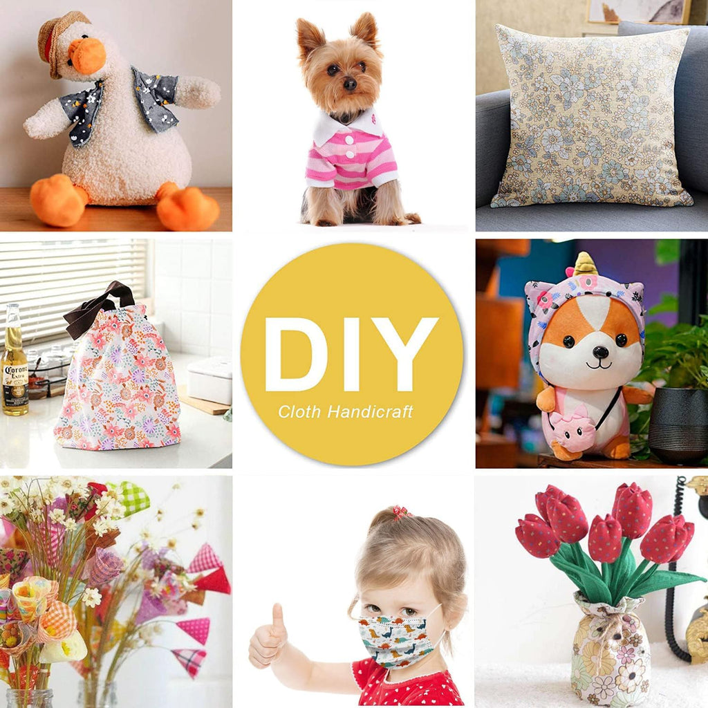 Tissu, 50 pcs/lot Top coton 8" x 8" (20 cm x 20 cm) patchwork carré pour la couture de l'artisanat de courtepointe, tissus artisanaux de fête à la maison bricolage couture de masques faciaux