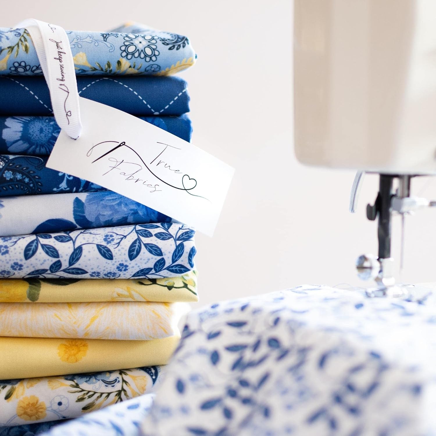 True Fabrics Tissu prédécoupé pour gâteau en couches carrés de 25,4 cm