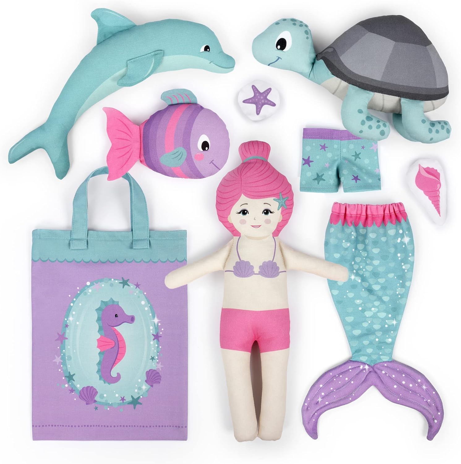 kullaloo Kit de couture en tissu pour débutant – Kit de loisirs créatifs pour filles et garçons