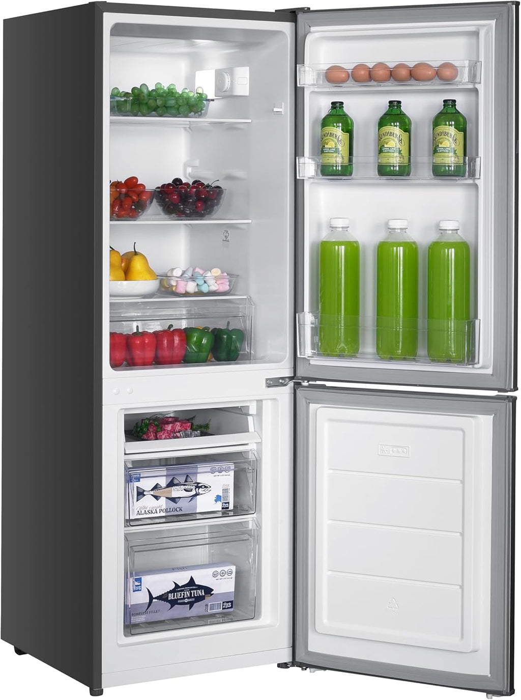 Réfrigérateur de table GEDTECH 85 L GTOP93BL avec compartiment congélateur - Classe E