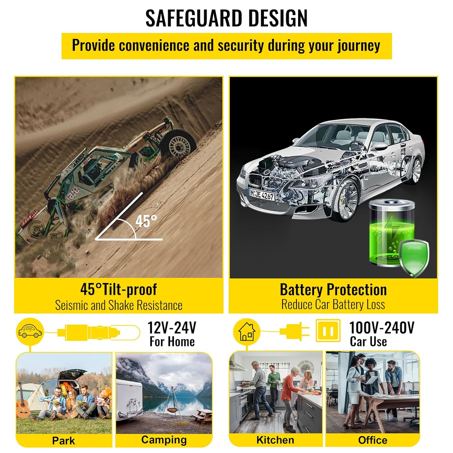 Réfrigérateur thermique portable 35L réfrigérateur de voiture réfrigérateur de voyage électrique portable pour voiture mini réfrigérateur pour voiture mini réfrigérateur pour boissons avec écran LCD