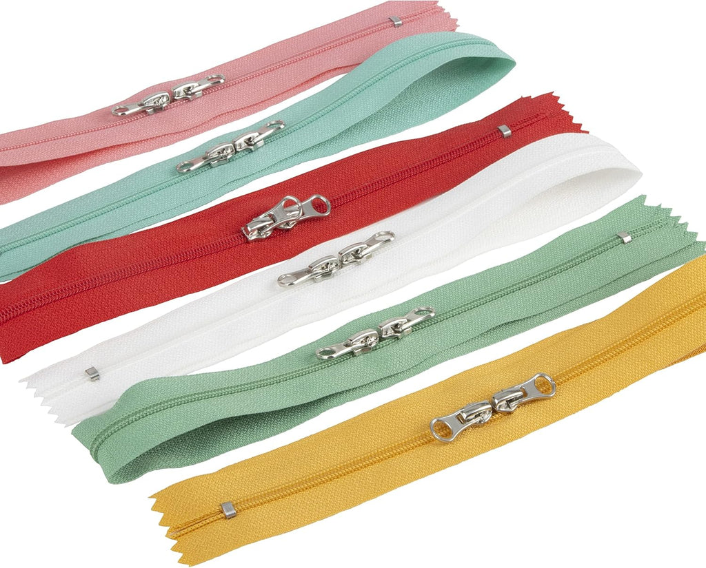 Riley Blake My Happy Place Zipper par Lori Holt de Bee Premium Fermeture éclair bidirectionnelle (Happy Place Zipper 1)