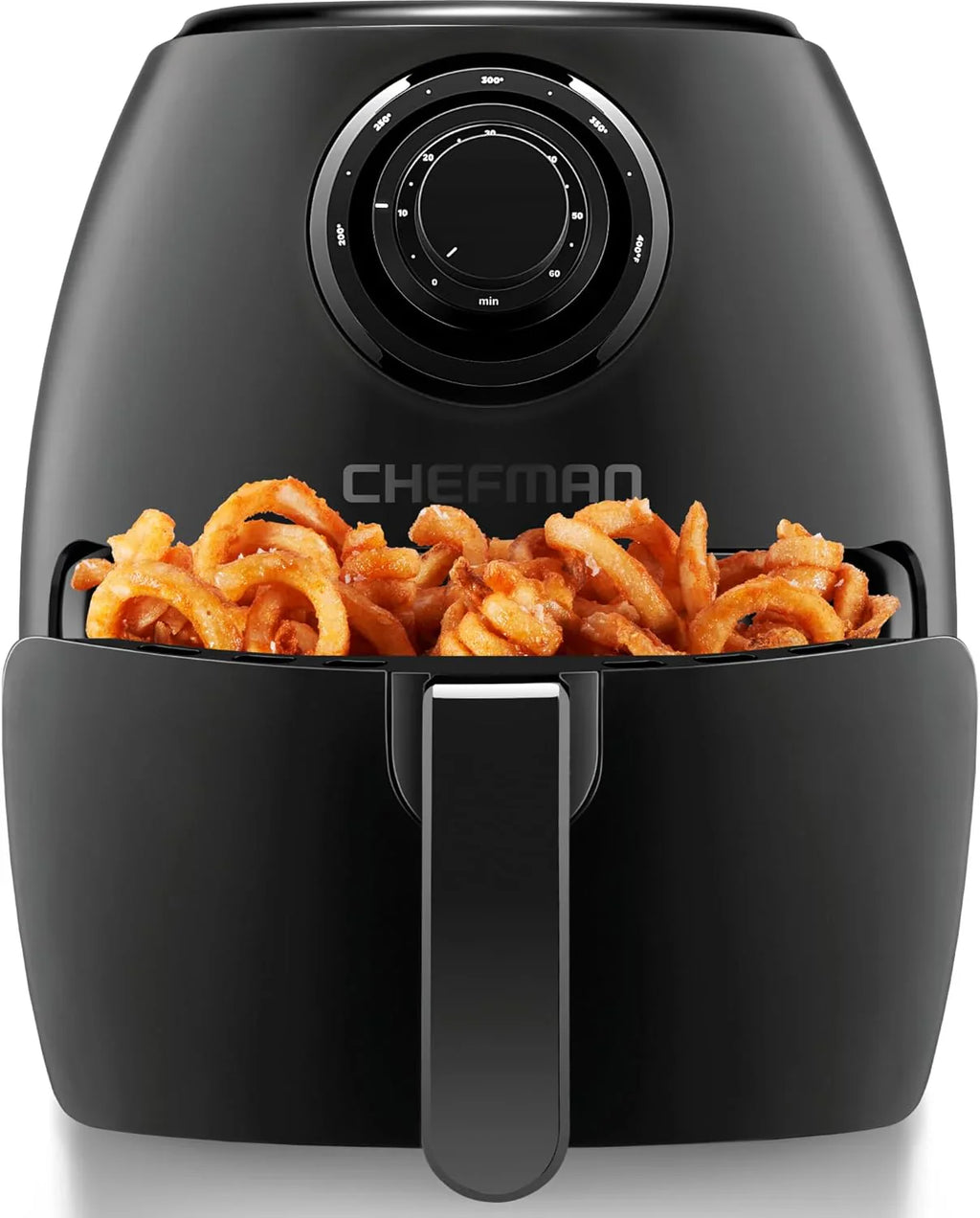 Chefman compacte digitale heteluchtfriteuse van 6,3 liter met draaispit, dehydrator en heteluchtoven, 8 aanraakgevoelige voorinstellingen. 