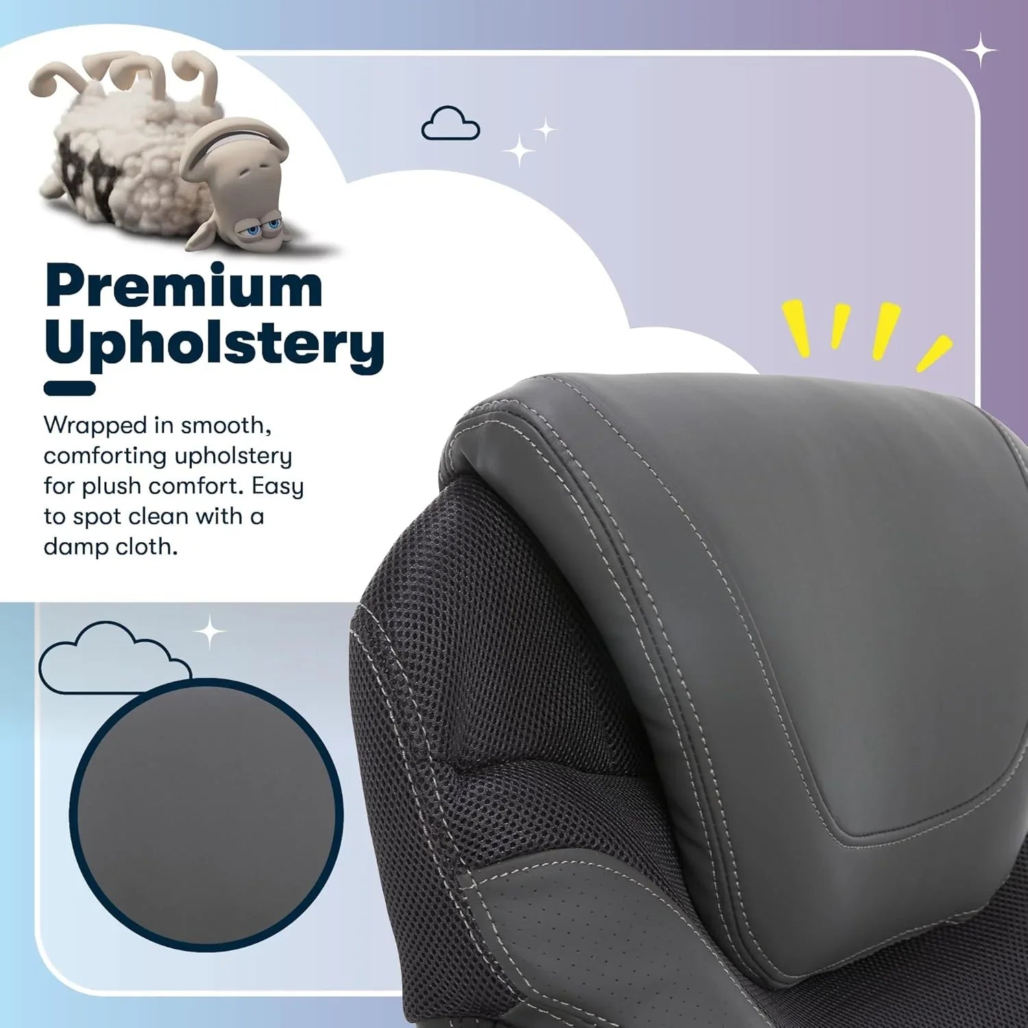 Chaise de bureau exécutive, bureau et chaise d'ordinateur ergonomiques