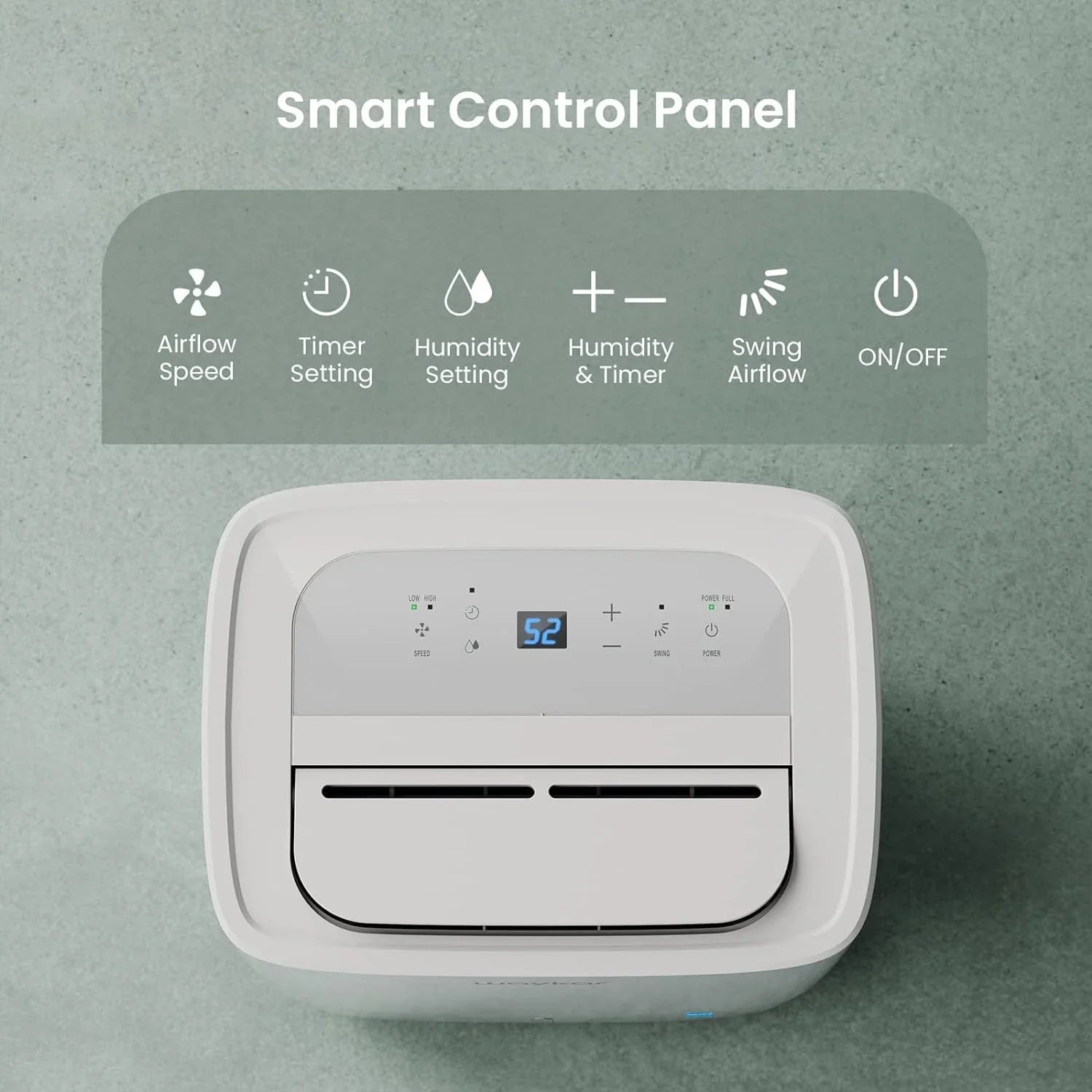 Déshumidificateur Waykar de 2 000 pi² pour la maison et les sous-sols, avec drainage automatique ou manuel, réservoir d'eau de 0,66 gallon