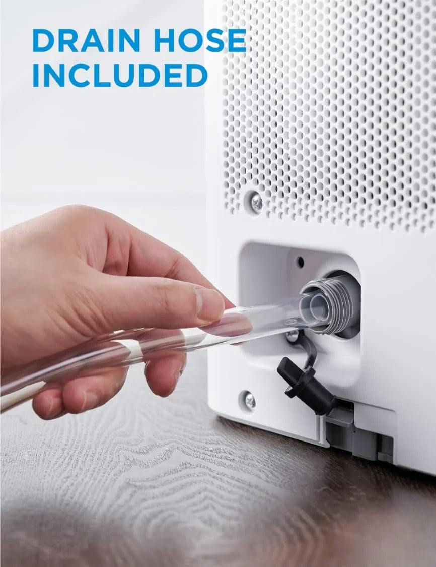 Déshumidificateur de 35 pintes pour sous-sols et pièces jusqu'à 3 500 pieds carrés avec commandes intelligentes