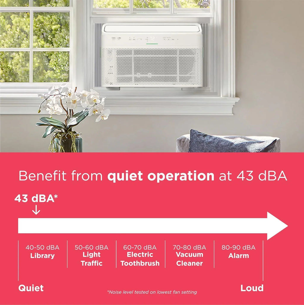 Climatiseur Frigidaire GHWQ103WC1 Inverter silencieux, 10 000 BTU, avec Wi-Fi