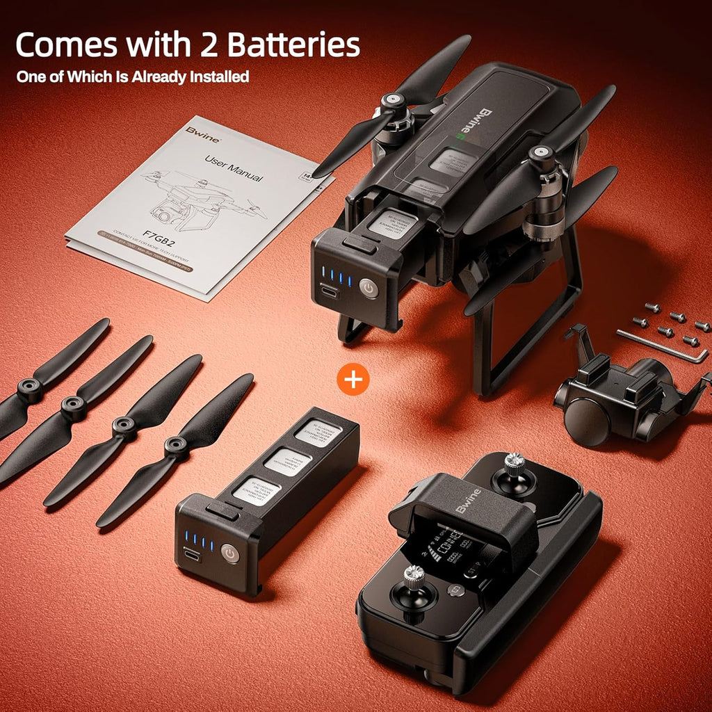 Drone de caméra spécifique pour adultes avec photographie aérienne 4K UHD, cardan 3 axes et contrôle à 10 000 pieds