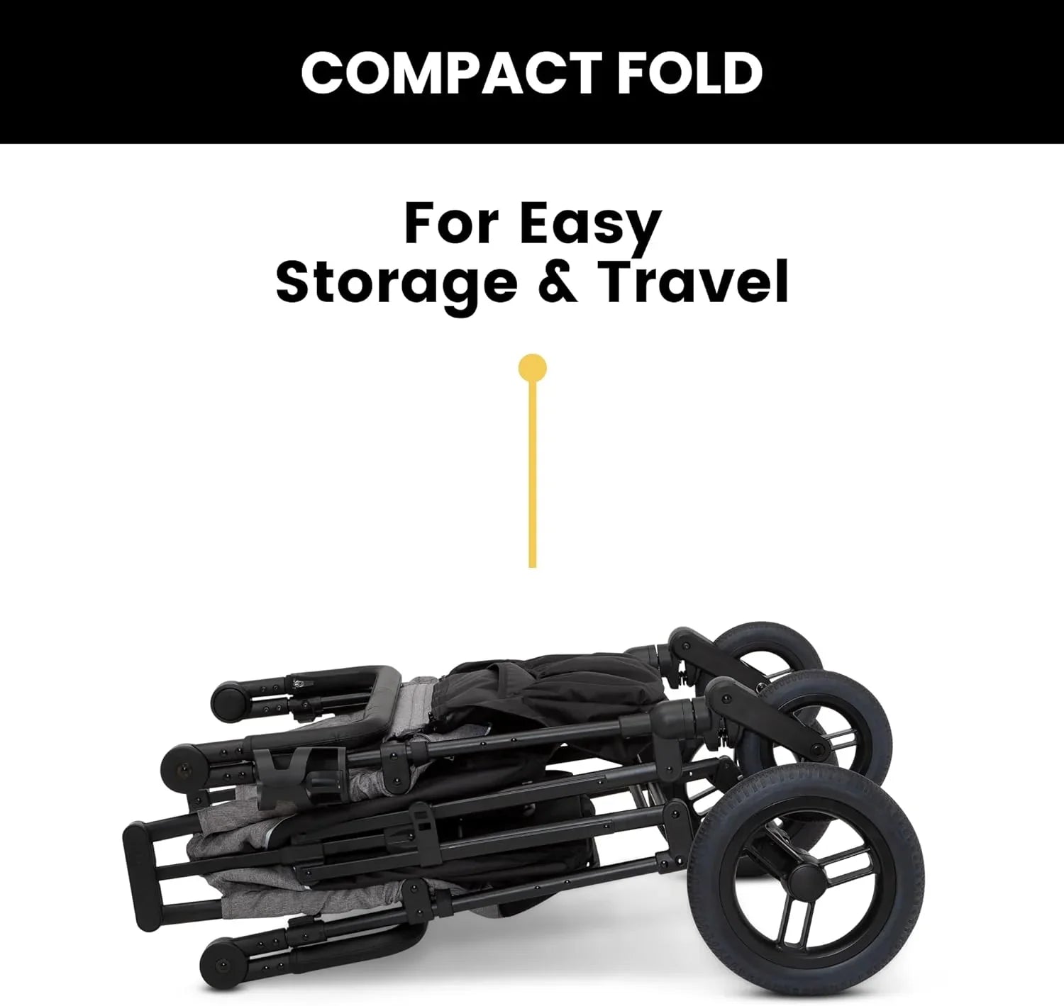 Poussette Jeep Wrangler Deluxe 4 places par Delta Children - Poussette 4 roues haut de gamme