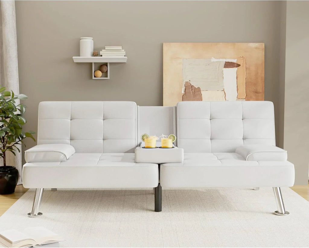 Canapé-lit futon Flamaker Ensemble futon pliant moderne Chaise longue convertible