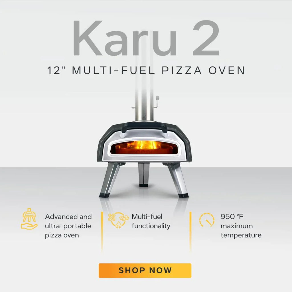 Four à pizza d'extérieur multi-combustibles Ooni Karu 12 - Cuit une pizza de 12 pouces en 60 secondes