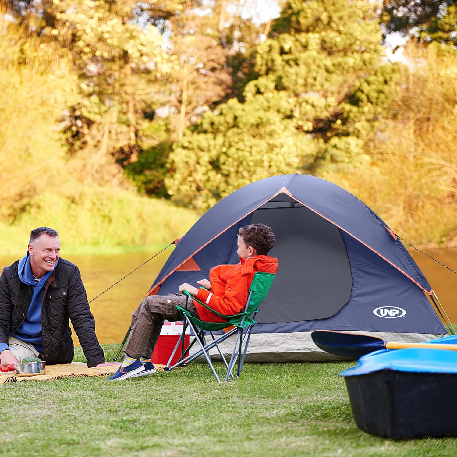 Tente de camping dôme 2/3/4/6 personnes, portable, pour l'extérieur et la randonnée, plage
