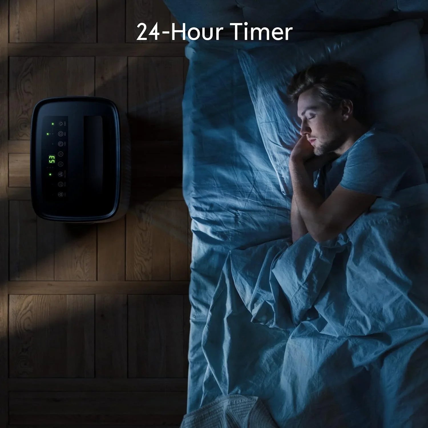 Déshumidificateur Waykar de 2 000 pi² pour la maison et les sous-sols, avec drainage automatique ou manuel, réservoir d'eau de 0,66 gallon