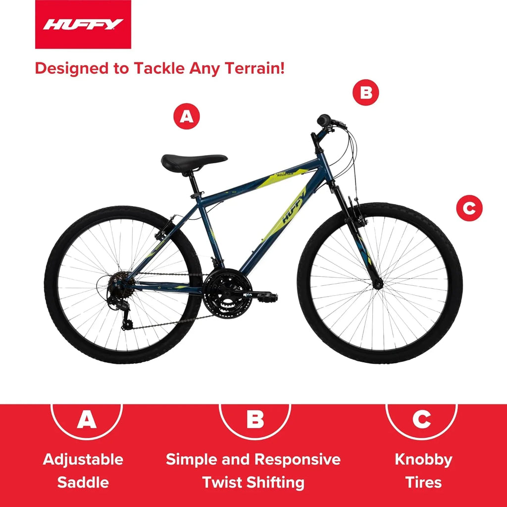 VTT semi-rigide Huffy Stone Mountain, pour garçons/filles/hommes/femmes, tailles 20"/24"/26"