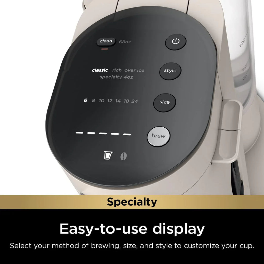 Cafetière Ninja à dose unique, réservoir de 1,6 l (56 oz)