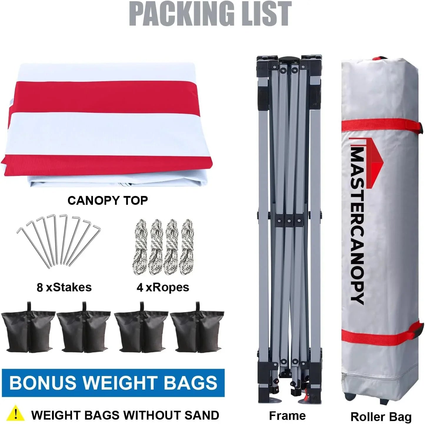 Tente pop-up robuste avec sac à roulettes (10 x 10, noir)