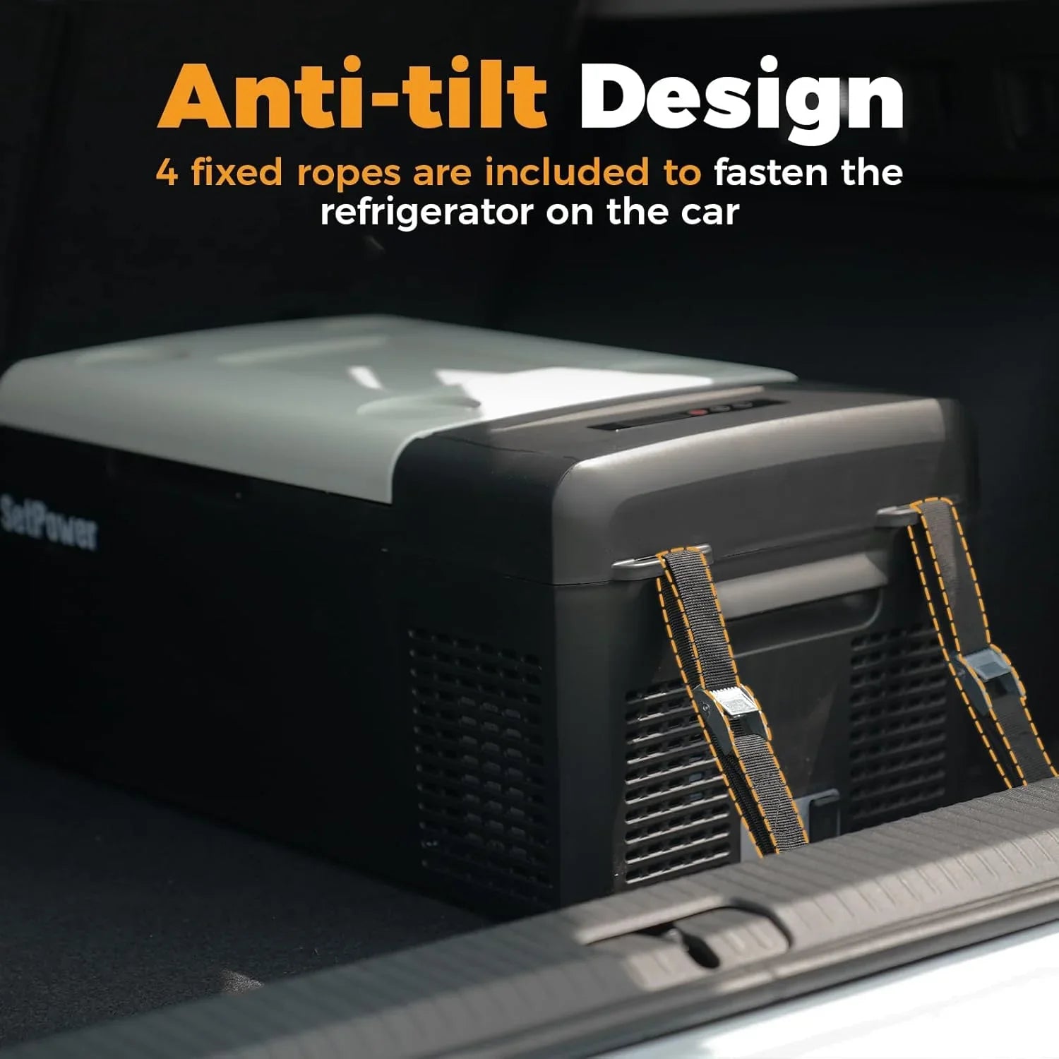 Réfrigérateur portable 12 V 21 litres, autonomie de 50 heures, glacière électrique pour voiture