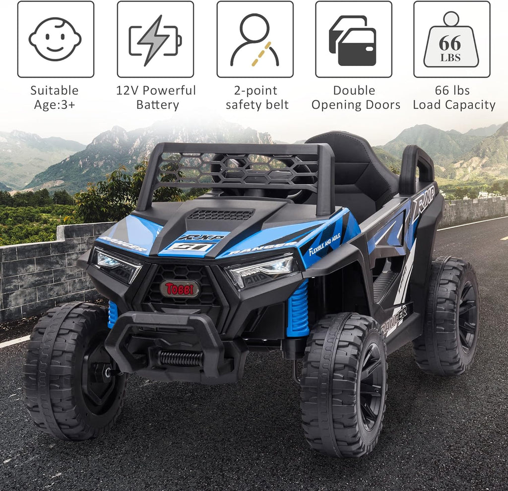 Voiture électrique tout-terrain TOBBI 12 V pour enfants