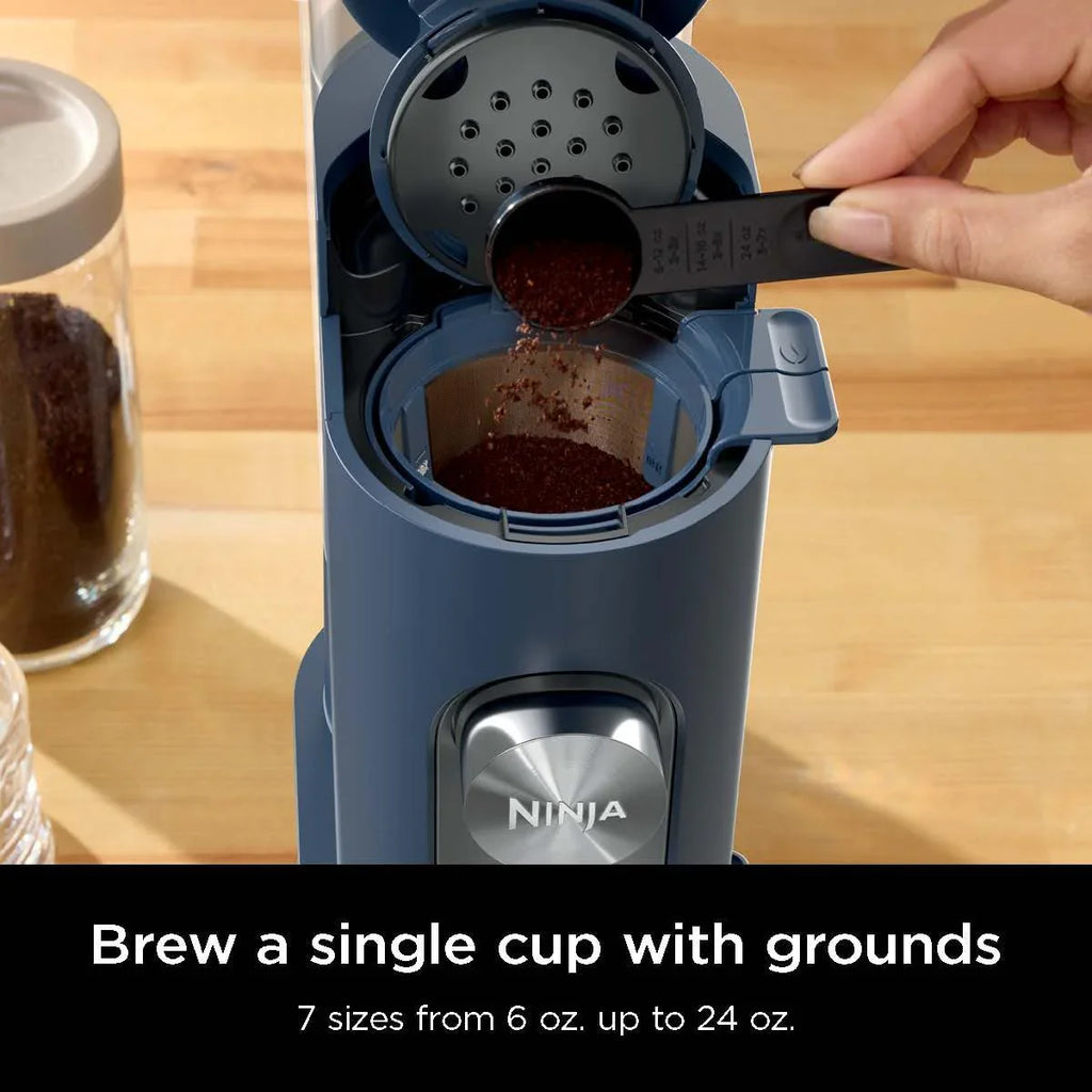 Cafetière mono-tasse Ninja Pods & Grounds, compatible avec les dosettes de café K-Cup