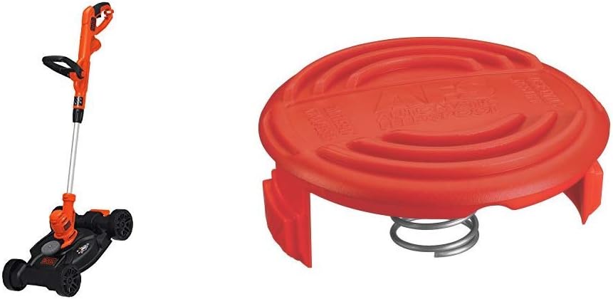 Tondeuse à gazon filaire 3 en 1 BLACK+DECKER, coupe-bordures et coupe-bordures, 12 pouces