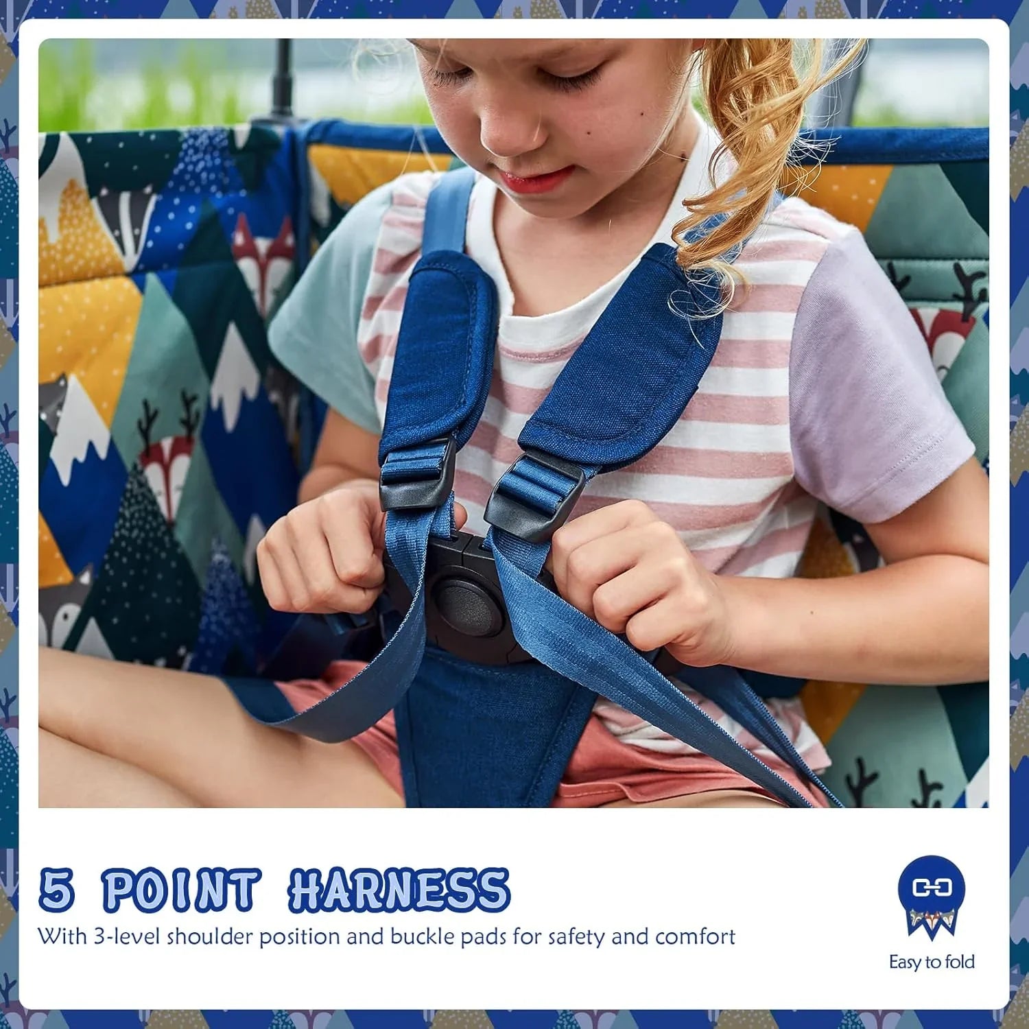 Poussette de voyage à fermeture éclair latérale EVER ADVANCED, poussette push-pull,