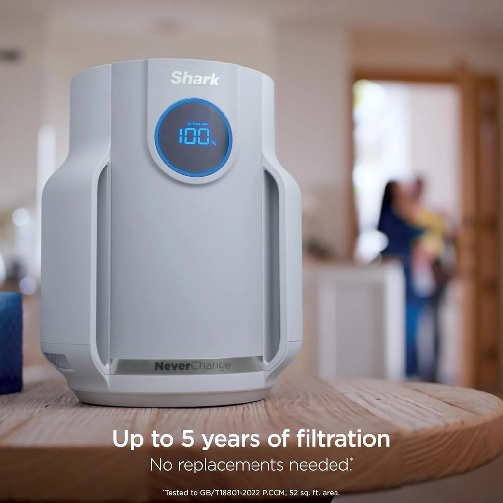 Purificateur d'air Compact Pro avec filtration HEPA longue durée, pour squames d'animaux, poussière, fumée, allergènes, jusqu'à 250 pi².