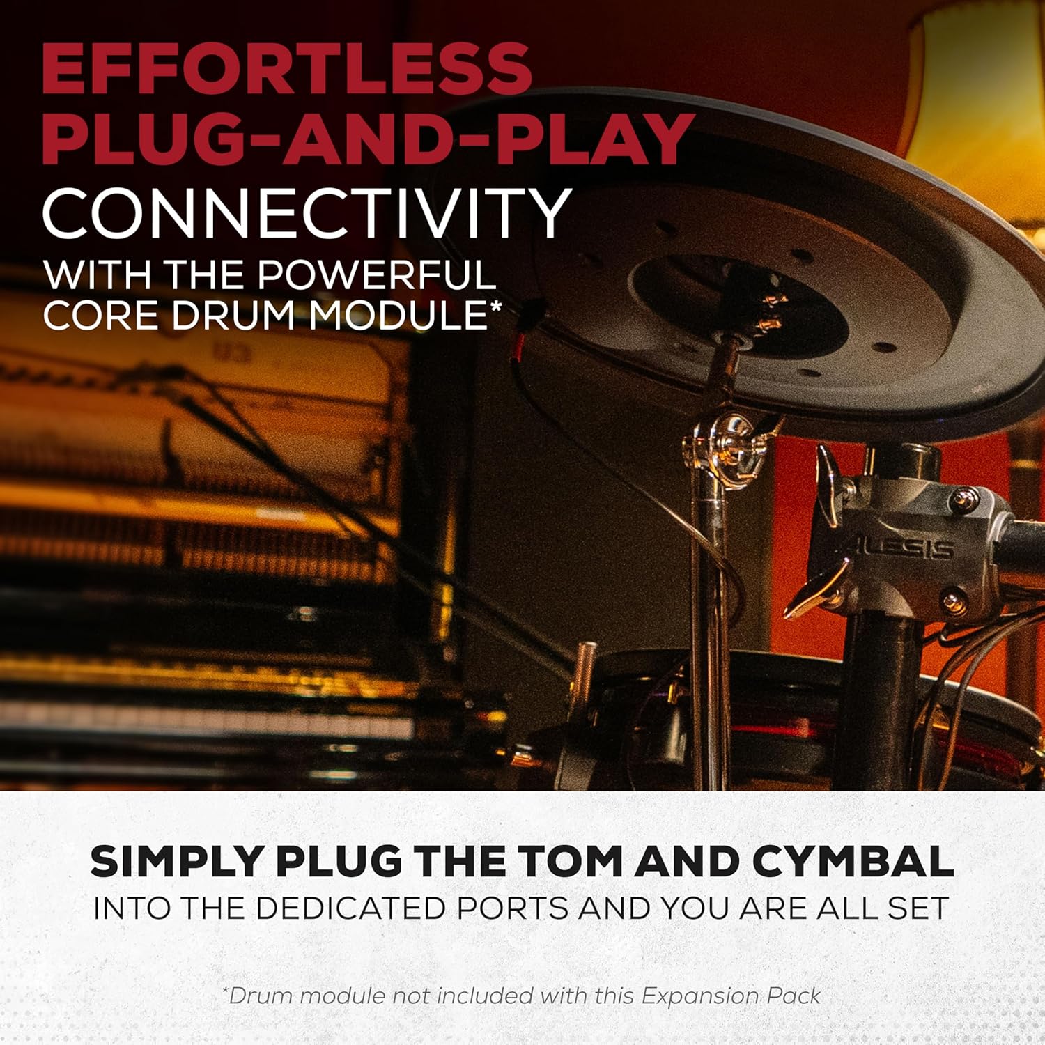 Batterie électronique Alison Strata Prime avec écran tactile et tête à grille double zone