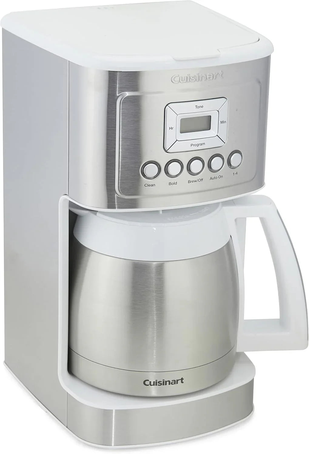 Cafetière Cuisinart 12 tasses, machine à café à carafe thermique programmable PerfecTemp avec réglage de 1 à 4 tasses, contrôle de l'intensité de l'infusion et pause d'infusion