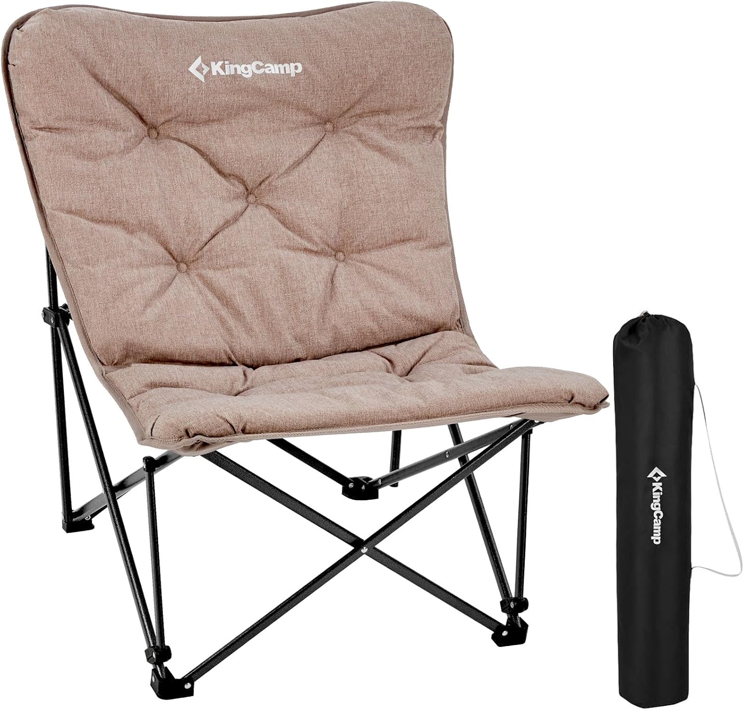 Chaise papillon, chaise de camping extra large, épaisse et confortable, chaise pliante portable, siège robuste de 400 lb