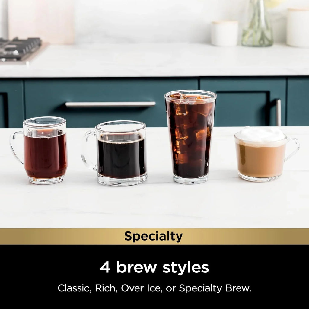 Ninja | Cafetière | Tasse unique | Infusion avec dosettes et mouture | Compatible K-Cup | 4 méthodes d'infusion