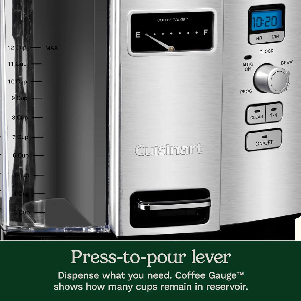 Cafetière goutte à goutte programmable Cuisinart 12 tasses, DCC-3000P1