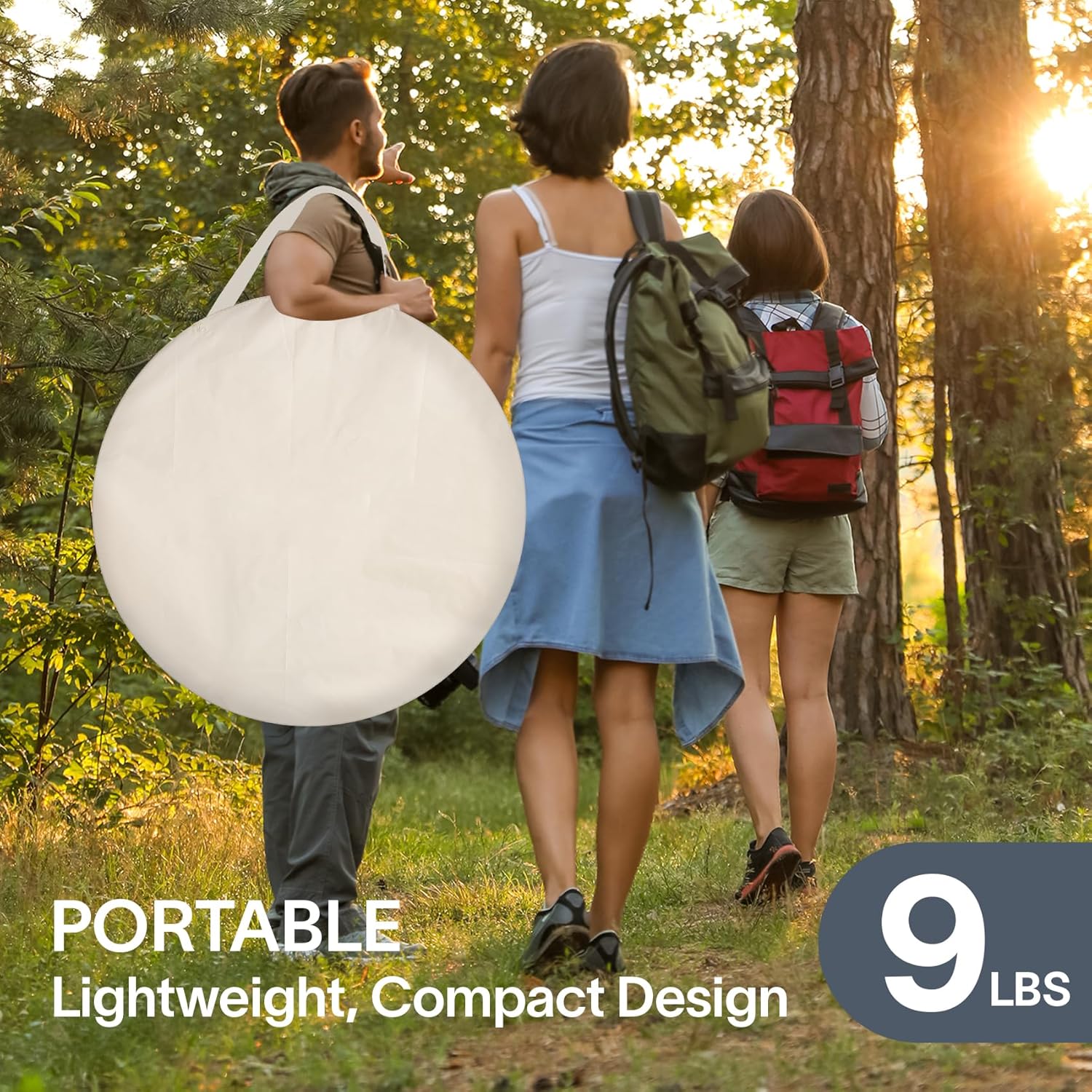 Gazebo à écran, peut accueillir 6 à 10 à 15 personnes Tente à baldaquin de style igloo avec moustiquaire sur les côtés Parfait pour le jardin, la terrasse, l'arrière-cour