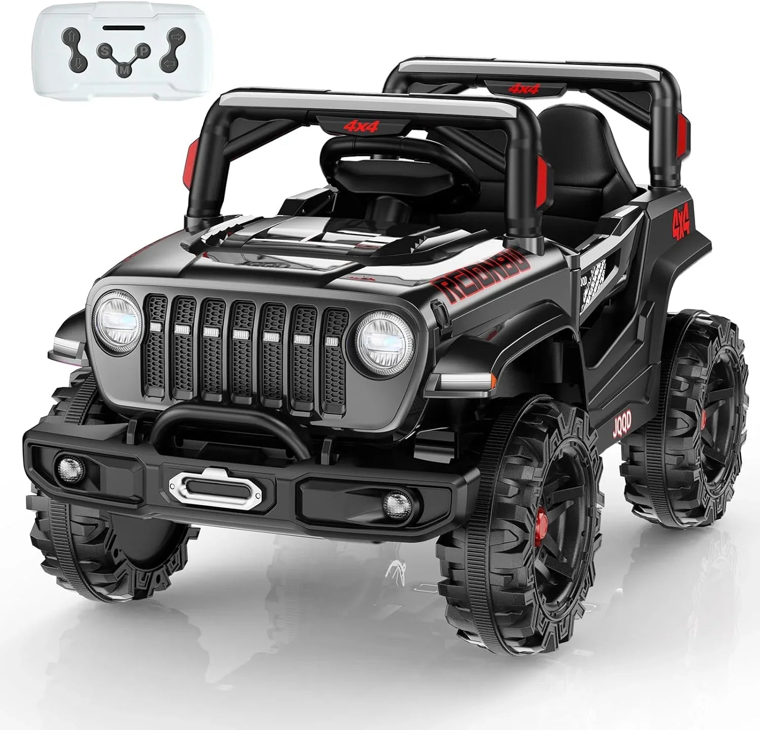 Camion de conduite pour enfants SEALIGHT 12 V, modèle 380 W, moteur, fonction de freinage d'urgence