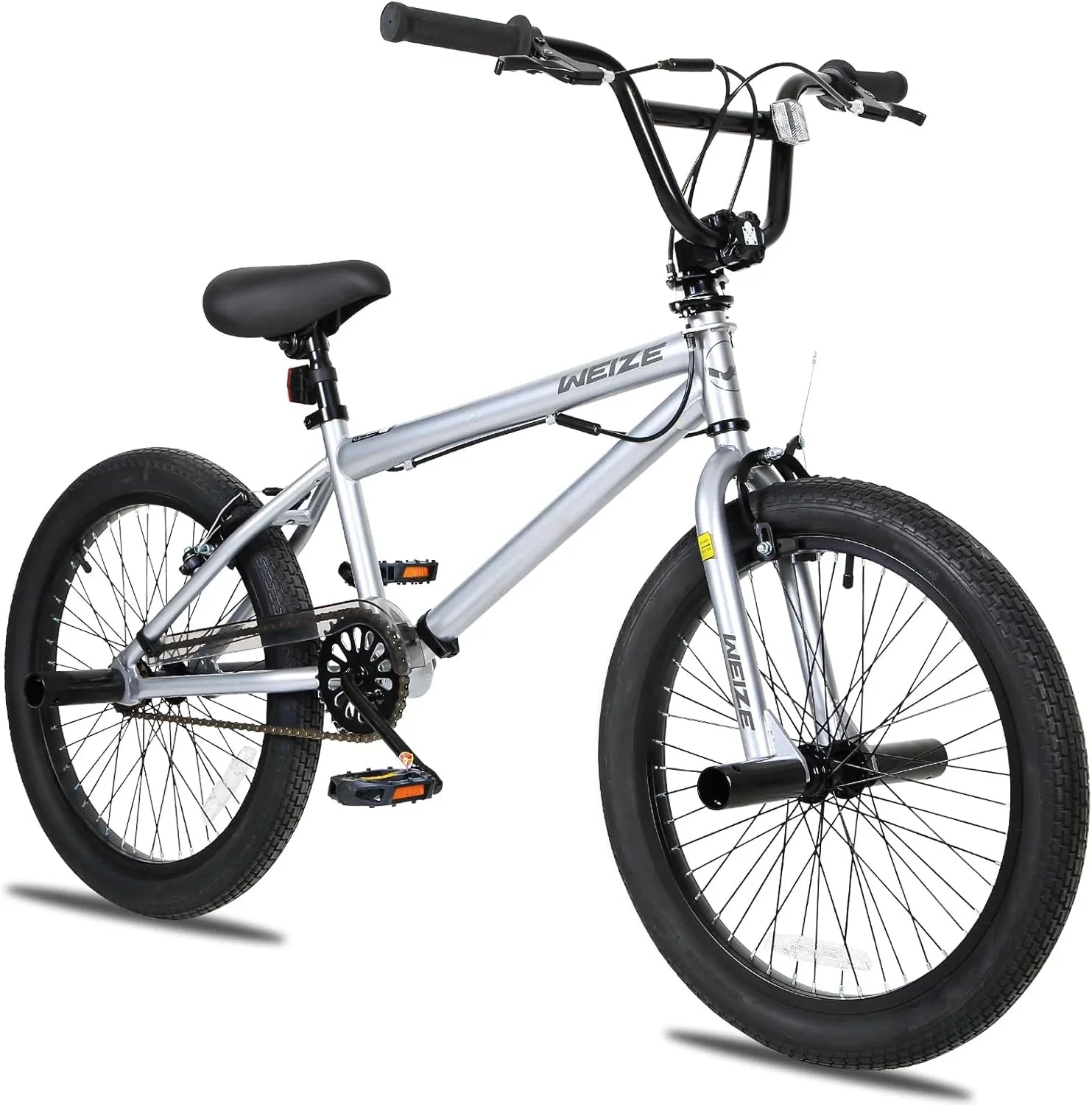 Vélo BMX Freestyle WEIZE 20 pouces pour enfants et adultes, cadre en acier haute résistance