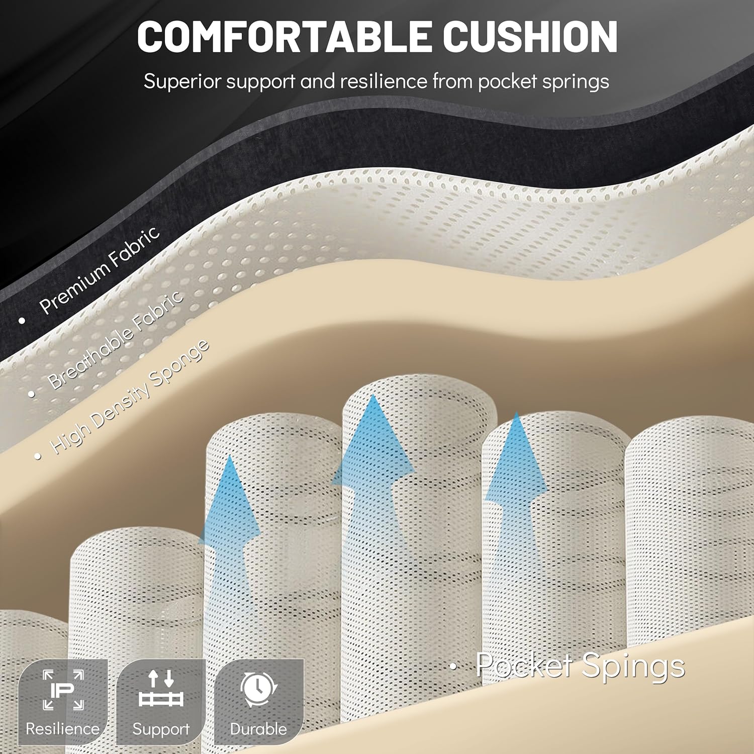 Chaise de bureau de massage avec repose-pieds, grande et haute chaise de bureau en cuir 500 lb