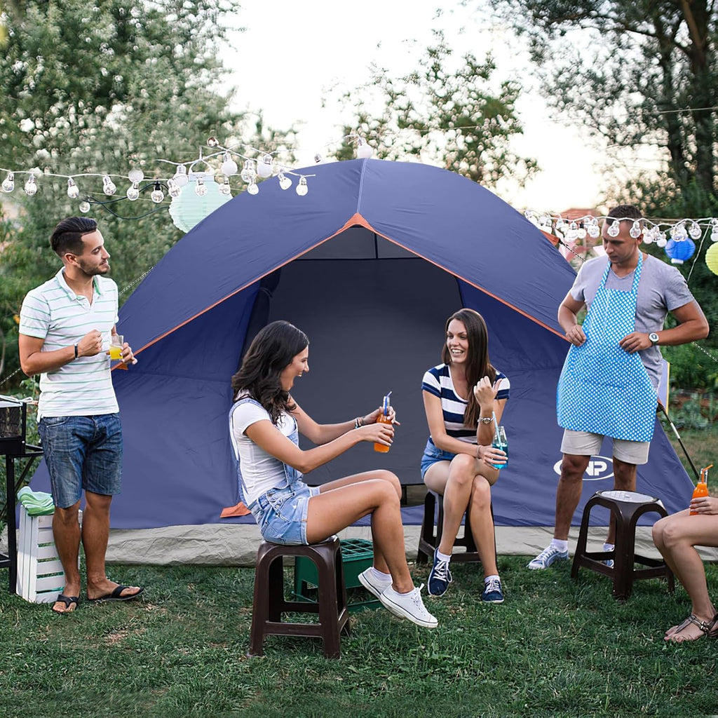 Tente de camping dôme 2/3/4/6 personnes, portable, pour l'extérieur et la randonnée, plage