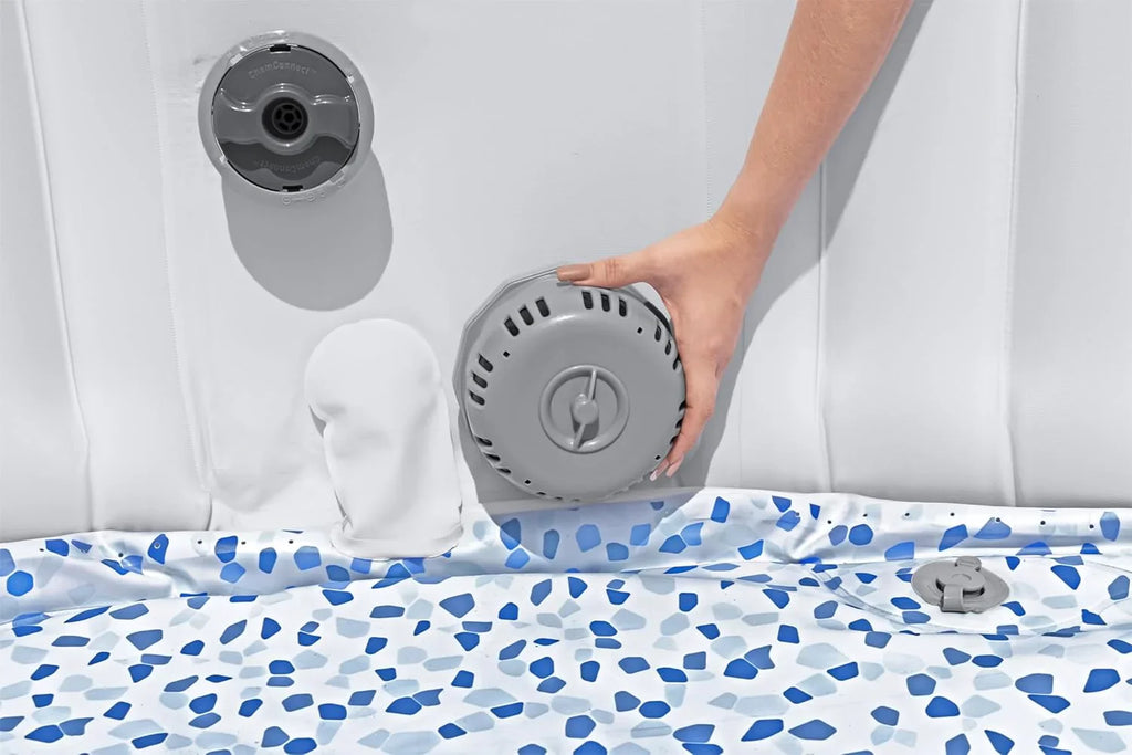 Spa gonflable Bestway SaluSpa Miami EnergySense AirJet (180 x 66 cm) | Spa portable avec 2 housses