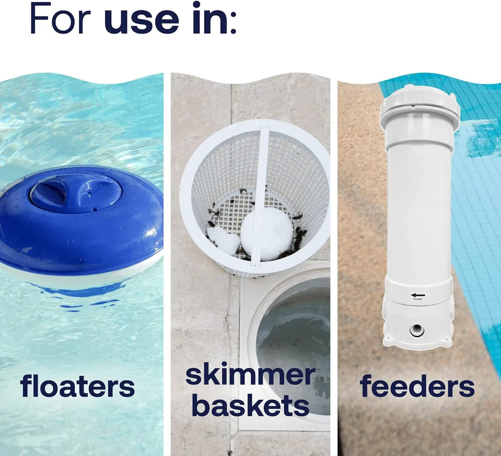 Piscine hors sol ovale Power Steel 4,3 m x 2,4 m x 100 cm | Comprend une pompe de filtration de 2070 litres, une échelle et un distributeur ChemConnect.