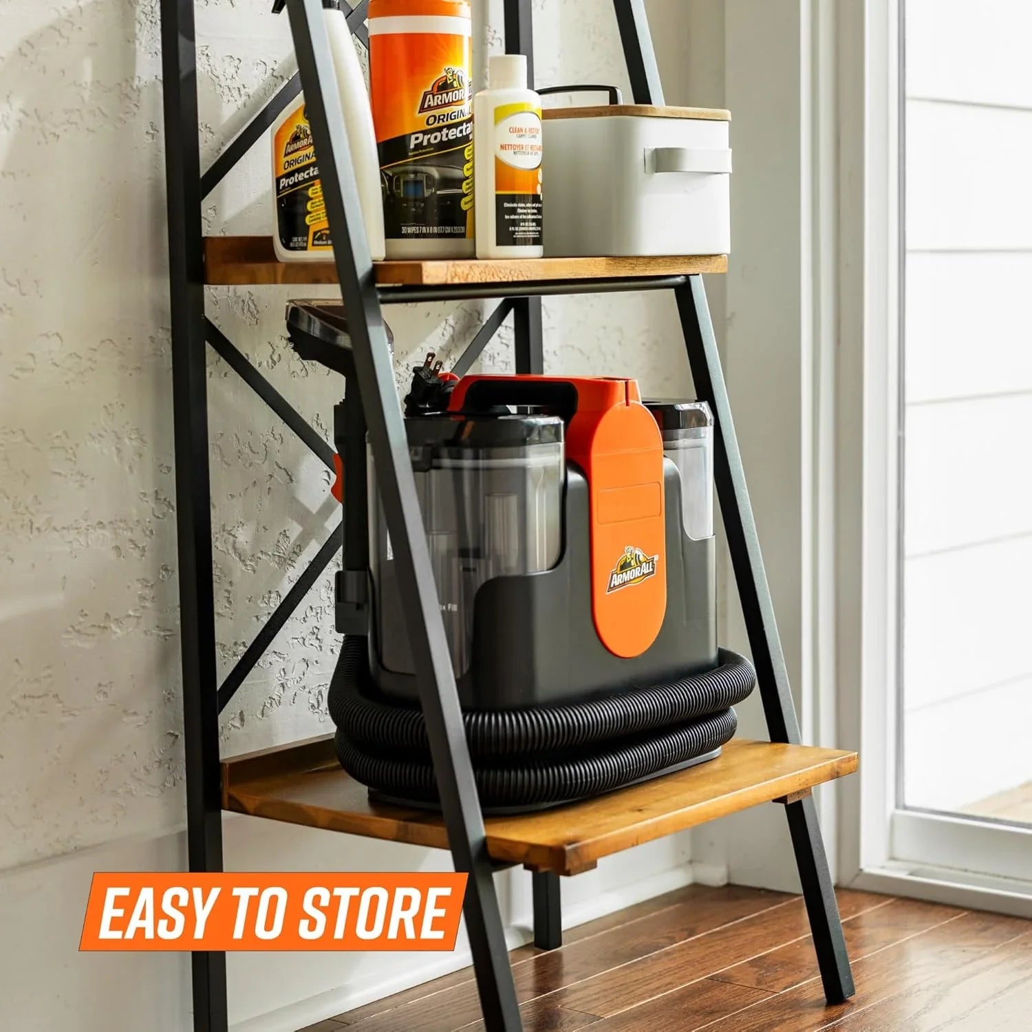 Nettoyeur de taches portable de 7 ampères pour le nettoyage de la voiture, des tapis et des tissus d'ameublement