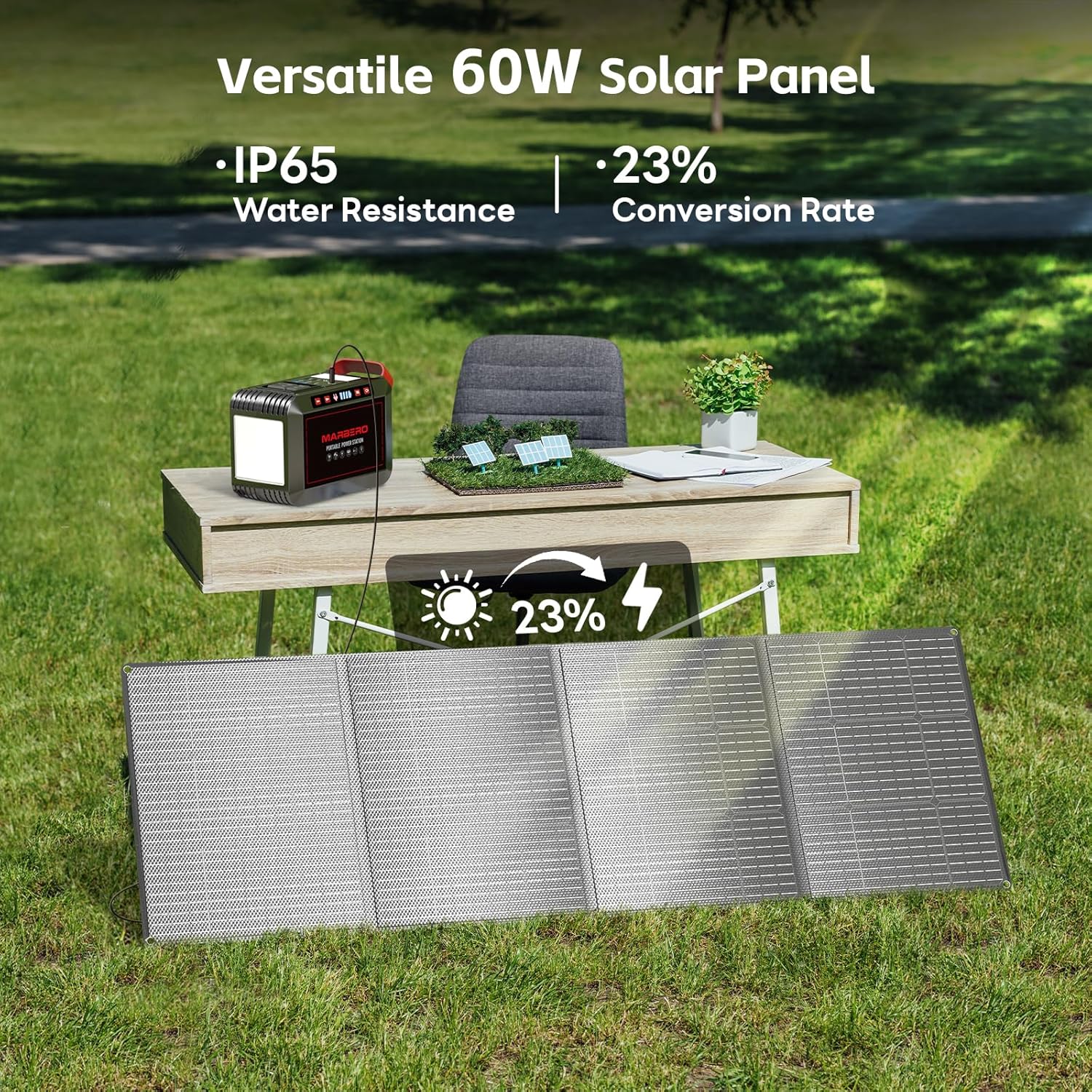 Centrale électrique portable 88 Wh, générateur solaire au lithium pour camping, charge rapide avec prise secteur, batterie externe de 120 W de pointe