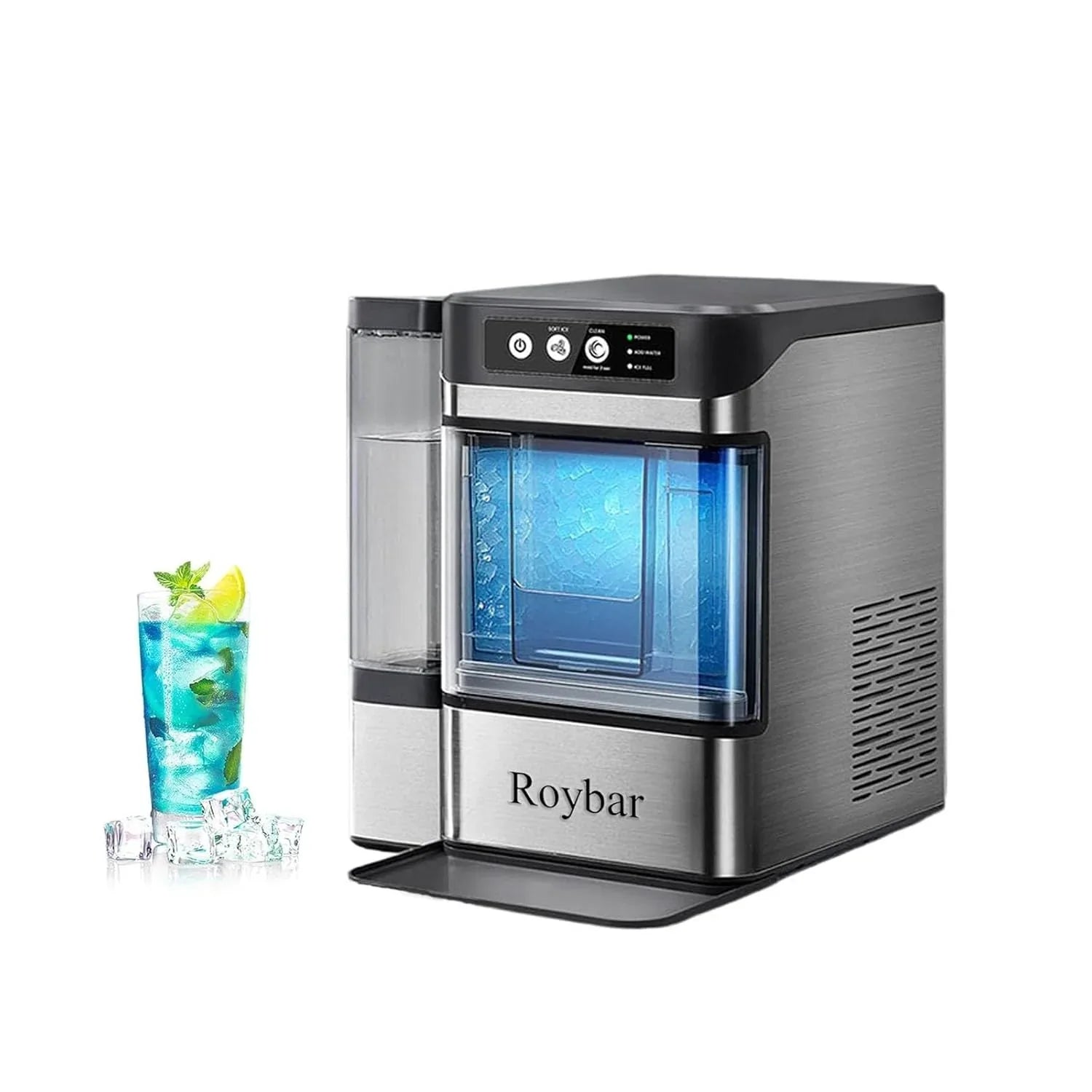 Machine à glaçons portable autonettoyante 41 lb/24 h avec réservoir d'eau amovible de 3 litres