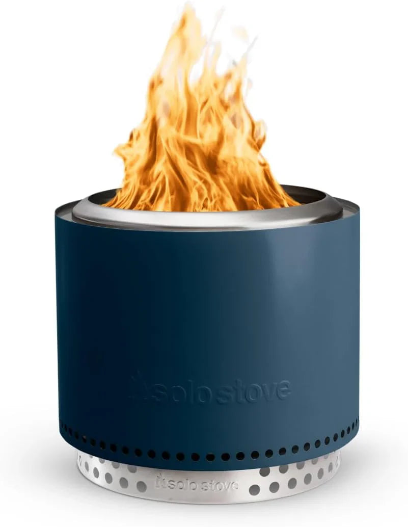 Solo Stove Bonfire 2.0 avec support, foyer sans fumée de 19,5 pouces, foyer à bois en acier inoxydable