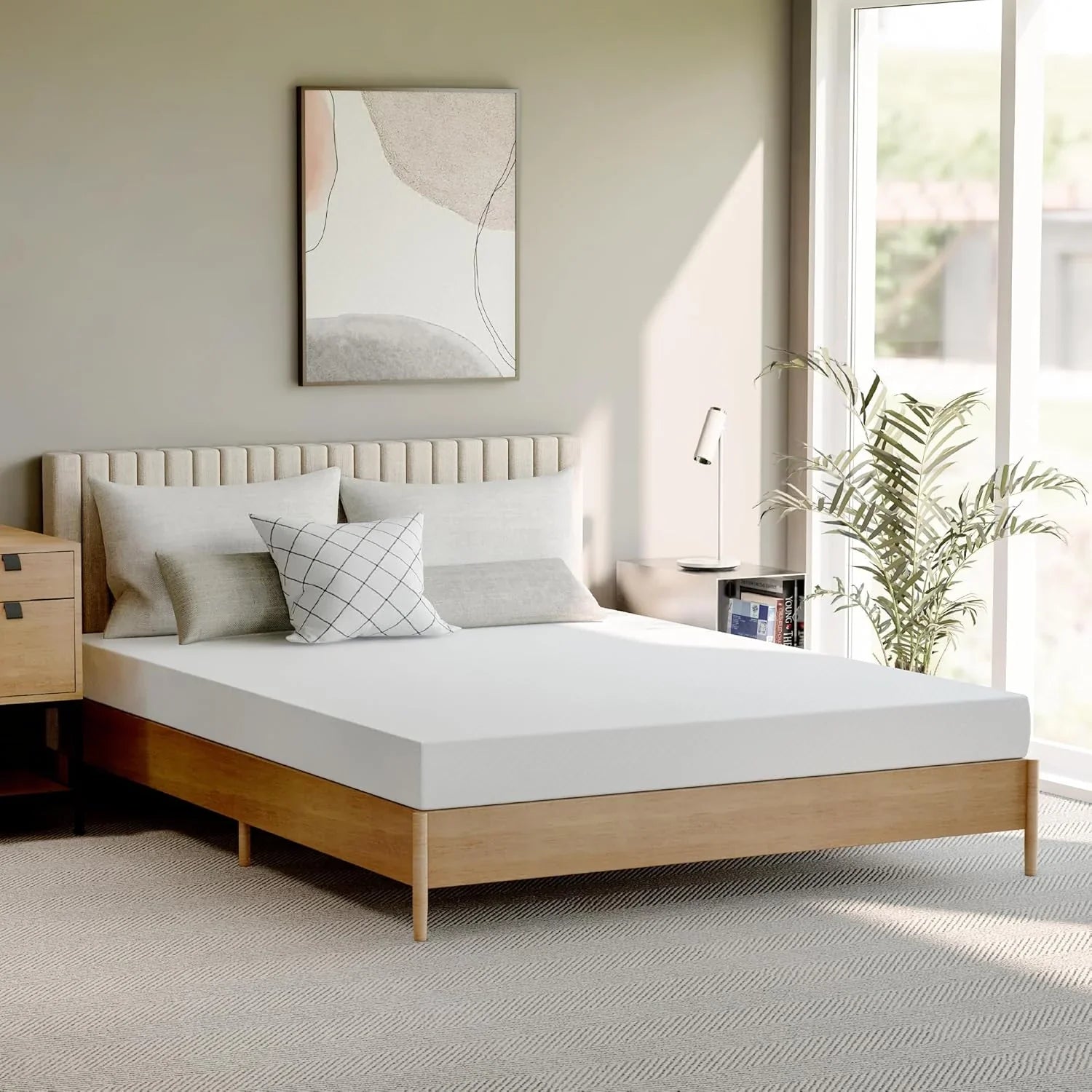 Matelas en mousse à mémoire de forme GAESTE de 8 pouces, entièrement rafraîchissant, matelas dans une boîte