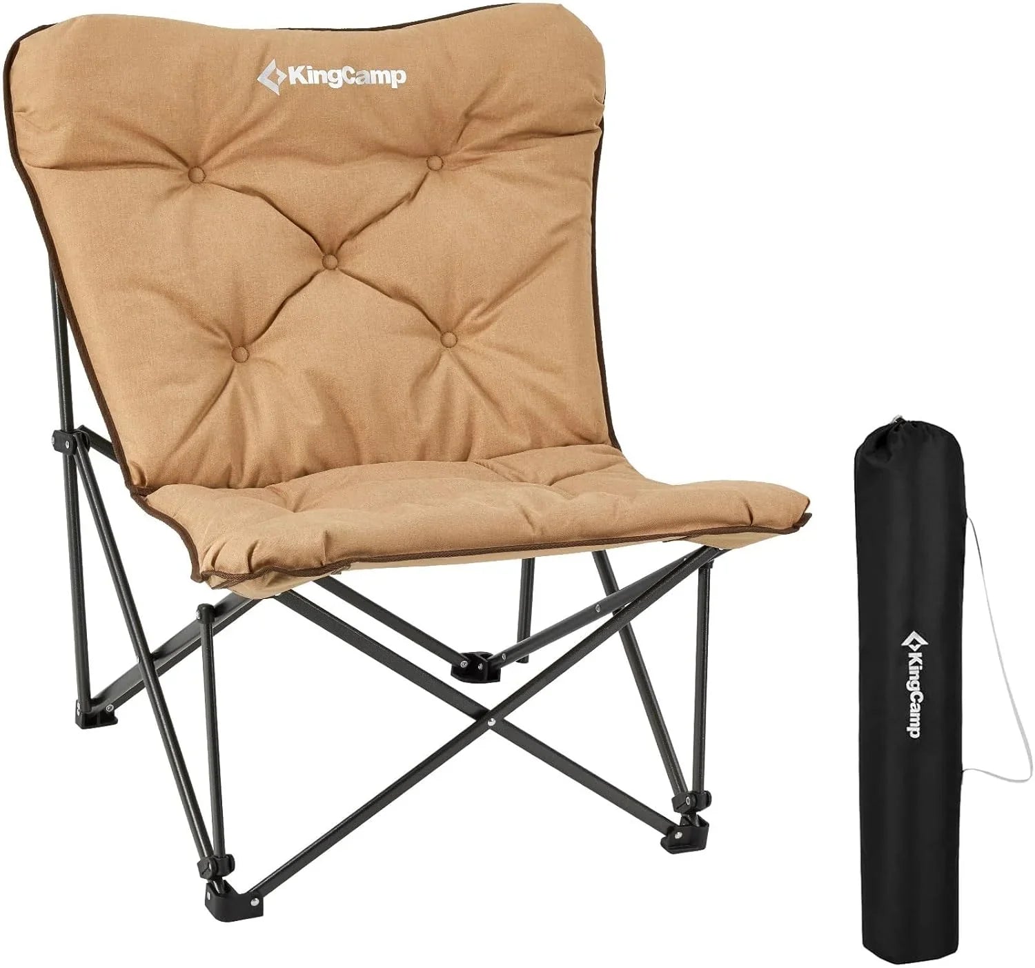 Chaise papillon, chaise de camping extra large, épaisse et confortable, chaise pliante portable, siège robuste de 400 lb