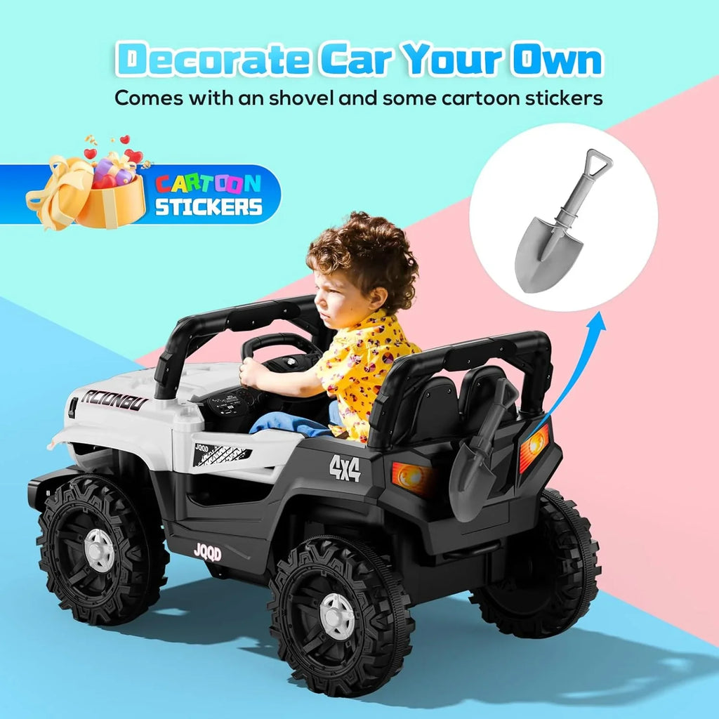 Camion de conduite pour enfants SEALIGHT 12 V, modèle 380 W, moteur, fonction de freinage d'urgence